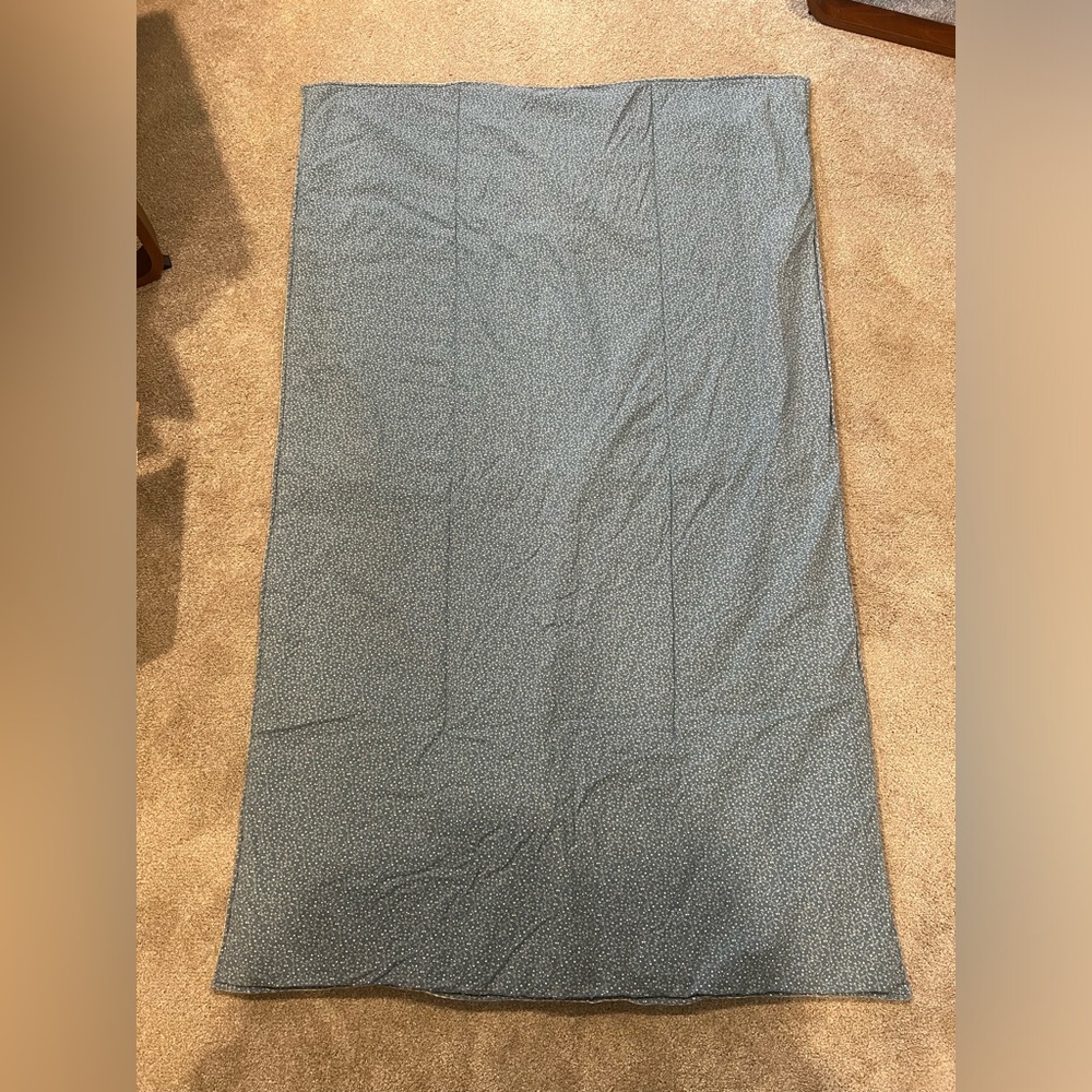 Handmade vintage quilted reversible travel blanket pillow quillow